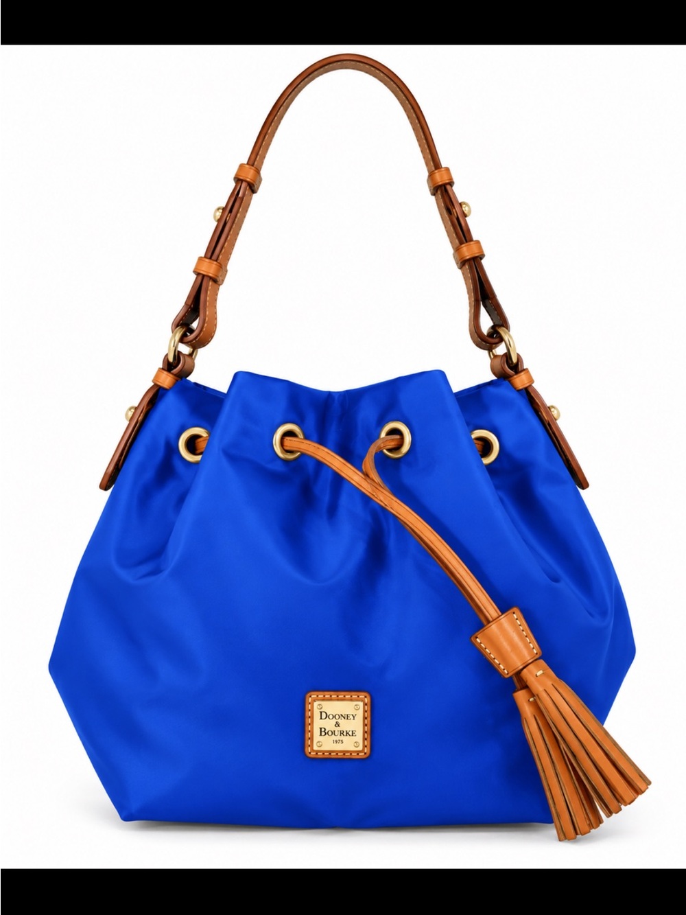 Dooney & Bourke Windham Sm Kade Cobalt Blue Drawstring Shoulder Bag NWOT